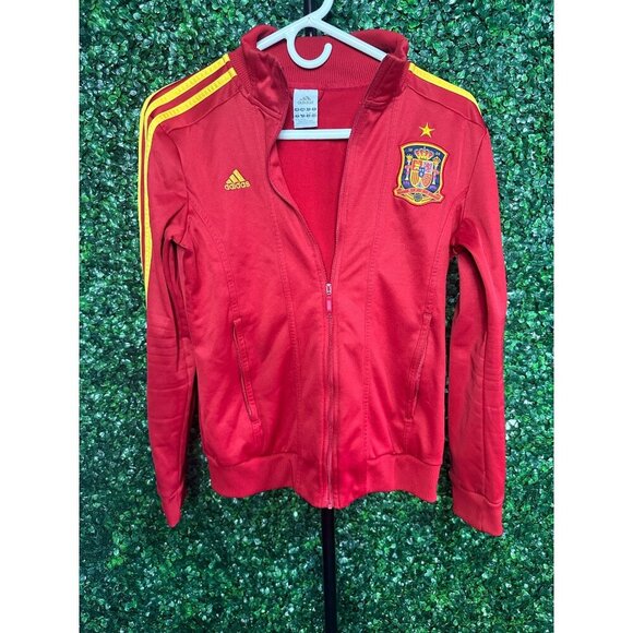 adidas Other - ADIDAS 2011 Spain track jacket, small, red and gold, rare, lightweight